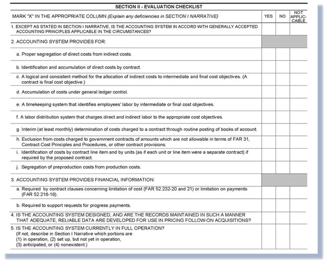 DCAA Compliance Requirements - SF1408