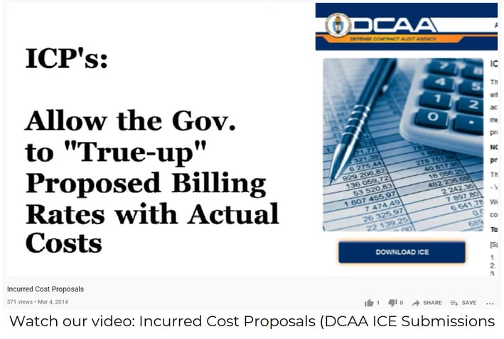 Incurred Cost Proposals - DCAA ICE Submission