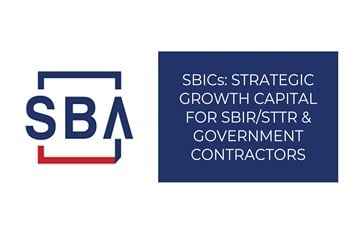 SBICs - growth capital for SBIR/STTR and government contractors