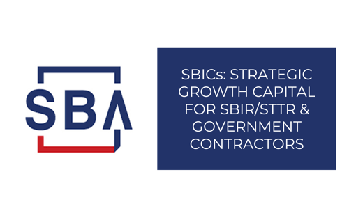 SBICs - growth capital for sbir-sttr and government contractors