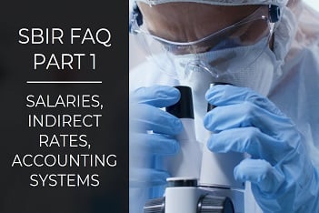 SBIR Accounting Compliance FAQ - Compensation, Indirect Rates, Salaries - home page