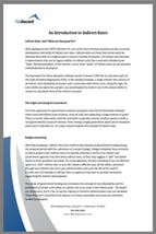 Indirect Rates White Paper Indirect Rates White Paper